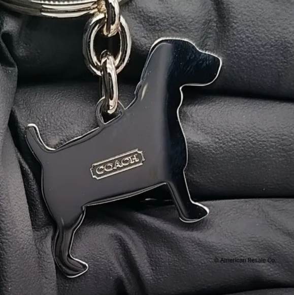 COACH Signature Jack Russel Terrier Handbag Charm Keychain Fob-Style 7321 - Picture 6 of 7